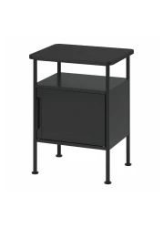 Bedside Table Anthracite 45X36X59cm