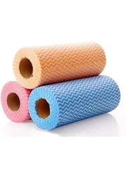 Doreen 150pcs/roll Reusable Cleaning Wipe, Household &amp;Kitchen Towels,Disposable Cleaning Cloth, Dish Cloth Dish Towels Dish Rags Reusable Kitchen Paper Towels, Wash Towels（GC729A+GC730A+GC731A）