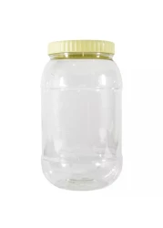 Sunpet Plastic Storage Jar Clear/Yellow 1.5L