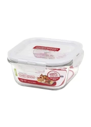 Lock &amp; Lock Oven Glass Square Container Clear 500ml