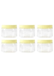 Sunpet Food Storage Jar Clear 50ml 6 pieces