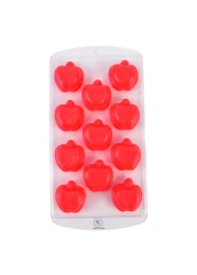 PP 11 Section Apple Shape Ice Cube Tray
