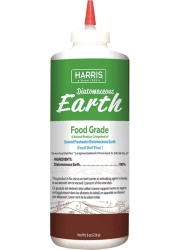 HARRIS Diatomaceous Earth Food Grade, Half Pound with Easy Application Puffer Tip