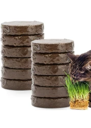 The Cat Ladies Potting Soil for Indoor/Outdoor Plants, Expands to Fit 3 Inch and 4 Inch Pots - 12 Pack