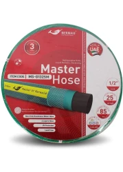 Garden Water Hose Reinforced 1/2 Inch 25 Meters - Green