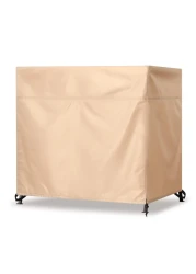 uFurniture Cover Outdoor Thick 3 Triple Seater Hammock Patio Swing Chair Waterproof All Weather Protection Beige Color