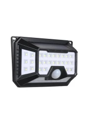 Generic-42 LEDs Solar Lamp PIR Motion Sensor Wall Lights Waterproof IP44 3 Modes Mounting Night Secury Lighting for Garden Driveway