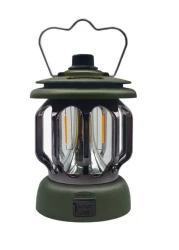 Xinzhen Vintage Rechargeable Camping Light, Classic Vintage Camping Lantern, Rechargeable Vintage Camping Light