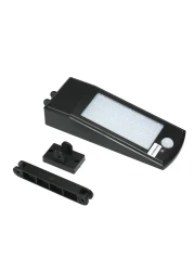 Generic-Solar Powered Floodlight 48 LED Solar Lights , 900LM Wireless Auto Motion Sensor Wall Light IP65 Waterproof Outdoor Security Lights With 180&deg; Adjustable Pole for Home, Garden, Lawn