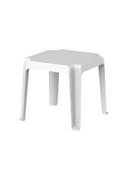 Cosmoplast Low Side Table White 47x47x43cm