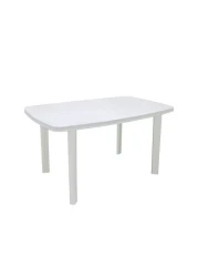 Cosmoplast Rectangular Table White 137x85x72cm
