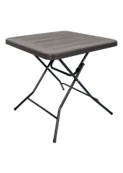 Paradiso Blowmold Wood Grain Square Table