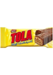 نستله ويفر شوكولاتة بالحليب والكراميل من تولا، 31 غرام، اصفر