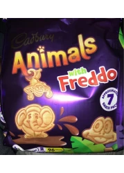 CADBURY ANIMALS MINI BISCUITS 7 PACK 139.3GM