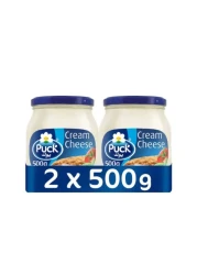 PUCK CHEESE CREAM LOW FAT 2X500GM