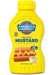 American Harvest Classic Yellow Mustard Sauce, 227 gm