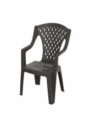Cosmoplast Queen Garden Chair Dark Brown 93cm