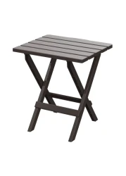Cosmoplast Portable Table Dark Brown 46x39x50cm