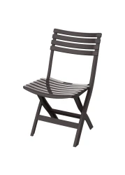 Cosmoplast Folding Chair Dark Brown 40x35x78cm