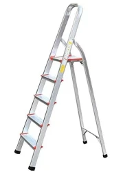 Abbasali Folding Ladder Heavy Duty Domestic Light Stepladder Household Combination Multi-Function Ladders Indoor Outdoor Home (4 Step)