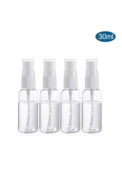 Generic-4 Pack 30ml Spray Bottles Fine Mist Transparent Empty Plastic Spray Bottles Refillable Bottle Perfume Atomizer Container for Essential Travel