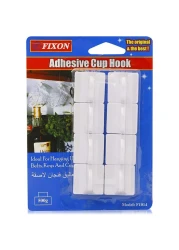 فيكسيون F1014 خطافات كأس ABS لاصقة 8