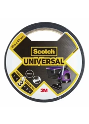 Scotch Universal Duct Tape Black 2904, 10m x 48mm. 1 roll/pack