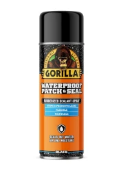 Gorilla Waterproof Patch &amp; Seal Rubberized Sealant Spray; Black; 16oz (Pack of 1)