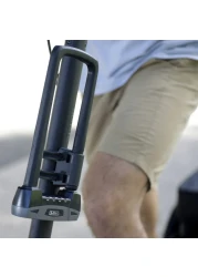 Heavy-Duty U Lock for Bicycles, Electric Scooters, and Motorcycles - Swiss-Engineered Anti-Theft Lock with Thick Hardened Steel and Silicone Outer Coating, Includes 4 Keys &amp; 2 Mounting Brackets.