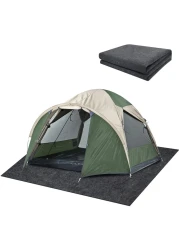 DECOHS 6.2 x 5 Ft Camping Tent Carpet Mat- Waterproof Outdoor Tent Rug- Portable Cutable Picnic Camping Floor Blanket for Outdoor Camping Lawn Supplies