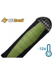OZTRAIL Alpine View Jumbo -12&deg;C Sleeping Bag, 230x90cm &ndash; Ultra-Warm, Full-Length Zipper, Lightweight &amp; Compact for Winter Camping and Outdoor Adventures
