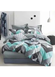 Golden Home Luxurious All-Season Single Comforter Set - Soft, Cozy, and Elegant, Include 1 Comforter,1Fitted Sheet,4 Pillow Covers