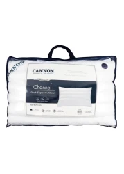 Cannon 233 Thread Count Cotton Neck Support Pillow Standard White 48x73cm