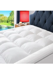 Vital Mattress Topper Soft Comfort White 500 GSM King Size - W180 X L200 Cm