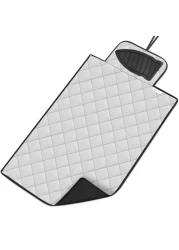 Handy Laundry Magnetic Ironing Mat, Change Any Flat Surface into an Ironing Board, Silicone Slip Resistant Iron Rest to Safely Place Your Hot Iron, Easy to Take Along When Traveling, (19 x 28 Inches)