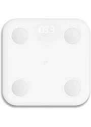 Xiaomi Mi Body Composition Scale, 10 Precise Body Data Points, Mi Fit App, Store Up To 16 User Profiles, Strong Tempered Glass With Anti-Slip Finish