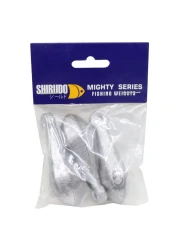 Shirudo Mighty Series Marine Fishing Weights Silver Number 5 3 PCS