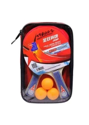 JSBP Table Tennis Racket with Ball Set Multicolour 5 PCS