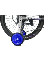 MOSHAY Roll Over Image to Zoom in Bicycle Training Wheels Fits 16 18 20 22 24 inch Kids Variable Bike (blue)