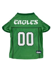 Pets First NFL Philadelphia Eagles Throwback Dog Jersey Retro Dog Football Jersey Size Medium Vintage Dog Shirt