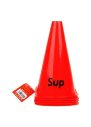 Supreme Sports Training Cones Red 9inch 5 PCS