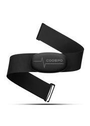 COOSPO Heart Rate Monitor Chest Strap, Bluetooth ANT+ Heart Rate Monitor Chest Sensor with 400H Battery, HRM Works with Strava/Wahoo Fitness/Polar Beat/Peloton/DDP Yoga App