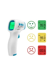 HoMedics Non-Contact Infrared Forehead Thermometer, Clinically Proven Fast Accurate Results, High-Fever Alert with 4-in-1 Readings