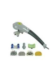 New Handheld 7 in 1 Deep Tissue Back And Body Massager Electric,Handheld Percussion Muscle Hand Massager - Full Body Pain Relief Vibrating Therapy Massage Machine