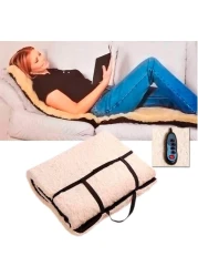 Bed Mattress Body Head, Neck, leg Massager with 9 Motor Vibrator &amp; 9 Soothing Heat,Heated Shiatsu Massager, Relieves Stress or Tension