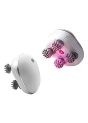 Electric Head Massager - Cordless Hair Scalp Massager with 6 Kneading Massage Nodes ,Handheld, Rechargeable, Waterproof, Promotes Hair Growth, Stress Relief, and Deep Relaxation