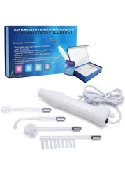 Feengg High Frequency Machine Electric Therapy Device, Portable Handheld Electrotherapy Comb, Current Bar For Hair Growth Facial Acne Repaired Massager