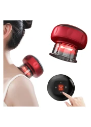 3-in-1 Vacuum Therapy Cupping Therapy Set, Cellulite Massager Machine &amp; Gua Sha Tool, 12-Level Suction &amp; Temperature Control, Smart Cellulite Remover for Pain Relief
