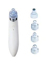 Generic 4 In 1 Blackhead Remover Device White And Clear