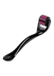 Derma Micro Needle Skin Roller Dermatology Therapy System Black/Pink 1.5Millimeter